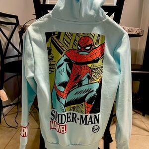 Marvel Spider-Man Blue Hoodie
